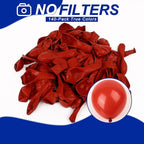140pcs Ruby Red Round Balloons Different Sizes 18 12 10 5 Inch Latex Balloons for Arch Decoration Party Balloon Kit for Graduation Birthday Party Wedding Balloon Baby Shower Decoration