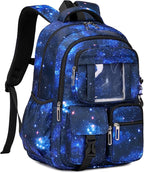 Kids Backpack for Girls Boys School Bags for Middle School Students Book Bag for Elementary Primary Kawaii Ita Backpack, Galaxy Astronaut