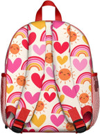 Toddler Backpack for Girls 3-8: Preschool Kindergarten Backpack - Cute Kids Backpacks for Girls-Rainbow Heart