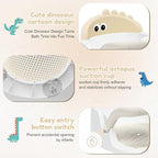 Baby Bath Seat for Babies 6 Months & Up Sitting Up, Non-Slip Baby Bath Chair with Suction Cup, Safe and Comfortable Portable Infant Bath Seat for Bathroom, Bathtub Tub, Easy to Clean (Yellow)