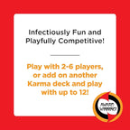 KARMA Card Games for Kids – Kids, Family Games Night, Multi-Player, Screen Free, Travel Games, Playing Cards, What Goes Around, Comes Around, Ages 8+