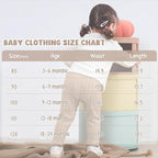 U·nikaka Toddler Baby Girls Pants Ribbed Infant Pants Leggings Toddler Baby Girl Bottoms Leggings 2 Packs