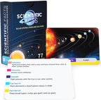 75 Space Flash Cards – STEM Learning Resource - Solar System, Stars, Galaxies, Planets, Satellites, Universe - Astronomy Flashcards for Science Students & Future Astronauts – Grade School & Homeschool