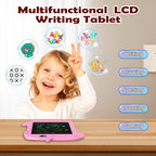 LCD Writing Tablet for Kids 8.8 Inch Toddler Toys for 3 4 5 6 7 8 Year Old Boys Girls Toys Drawing Pad Dinosaur Toys for Toddlers Doodle Board Drawing Tablet Birthday Christmas Gifts (Pink)