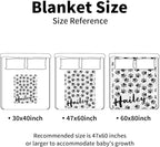 Personalized Baby Blankets for Boys Girls, Custom Name Dog Paws Pattern Baby Blanket, Soft Minky Dot Blanket for Newborns and Toddlers, Ideal for Baby Showers Christmas Brithday Gifts