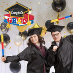 WERNNSAI Graduation Piñata - Graduation Party Game Supplies Graduation Cap Piñata with Blindfold and Bat for Kids Boys Girls Kindergarten Elementary College Party Decoration (12.5" x 16.5" x 3")