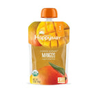 Happy Baby Organics Clearly Crafted Stage 1 Baby Food, Mangoes, 3.5 Ouncee Pouch (Pack of 16)