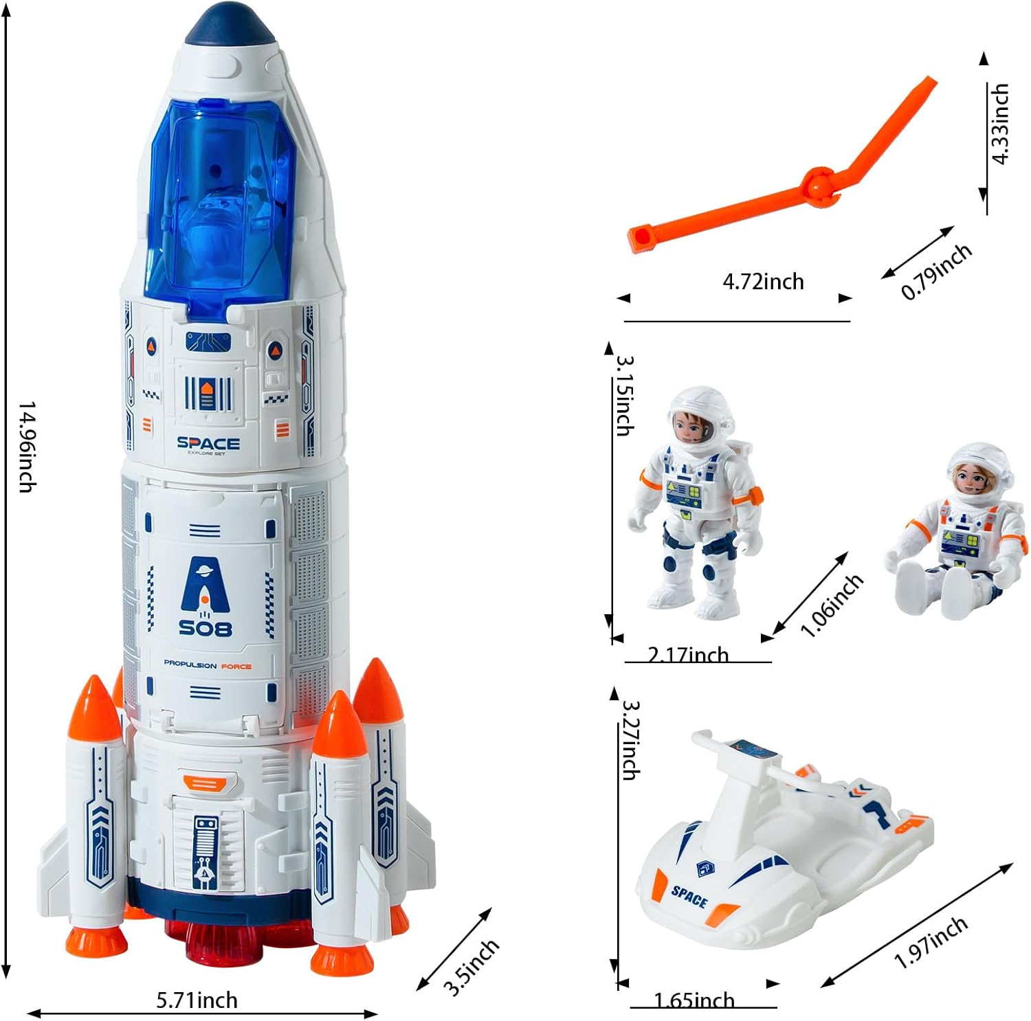 Concentration, Focus, Rocket, Space Shuttle Rocket Toys, Rocket, Toy Rocket, Toys, Educational, Concentration, Learning, Astronaut Toy, Space AdventureToys, Kids Science Educational Toys