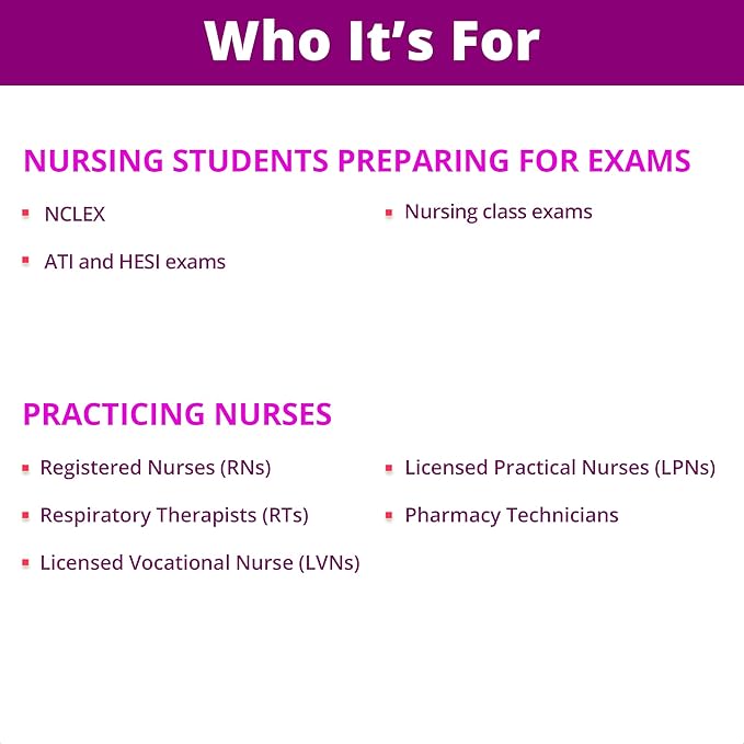 Pharmacology Flash Cards – No Fluff – Nursing School Essentials for Students – 2025-2026 NCLEX ATI HESI Review LPN RN Flash Cards (223 Cards)