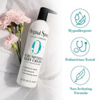 Original Sprout Scrumptious Baby Cream, Gentle Moisturizing Cream for Dry, Sensitive Skin & Diaper Rash, Non-Greasy Baby Lotion with Zinc Oxide & Calendula for Face & Body, 12 fl oz