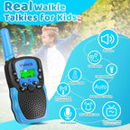 Vvinca Walkie Talkies Toys for Ages 5-7, Rechargeable Walkie Talkie Gifts for 3-12 Year Old Boy Girl with Flashlight 22CH 2 Way Radio 3 Mile Long Range for Adventure Game Camping Outdoor Hiking