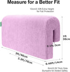 Bed Rail Bumpers Protector, Hospital Bed Rails Padding, Loft Beds and Bunk Beds Bumpers Protector, Premium Soft Memory Foam - Anti-Bump | Fall Prevention, Size 27.6 x 5.5 x 11.8 Inches, Purple