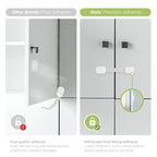 Baby Proofing Child Safety Locks (16 Pack) by Skyla Homes - The Safest, Quickest and Easiest 3M Adhesive Cabinet Latches, No Screws & Magnets, Multi-Purpose for Furniture, Kitchen, Ovens, Toilet Seats