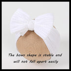 Christmas Baby Bows Headbands Nylon Hairbands Baby Girl Bows Hair Accessories for Infant Toddler Essentials (Red Green White, mid)