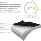 Accmor Breastmilk Cooler Bag with Ice Pack, Baby Bottle Cooler Bags, Insulated Bottle Cooler Tote Bags On The Go, Fits 4 Large 8oz Bottles, for Nursing Mom Daycare Travel, Black