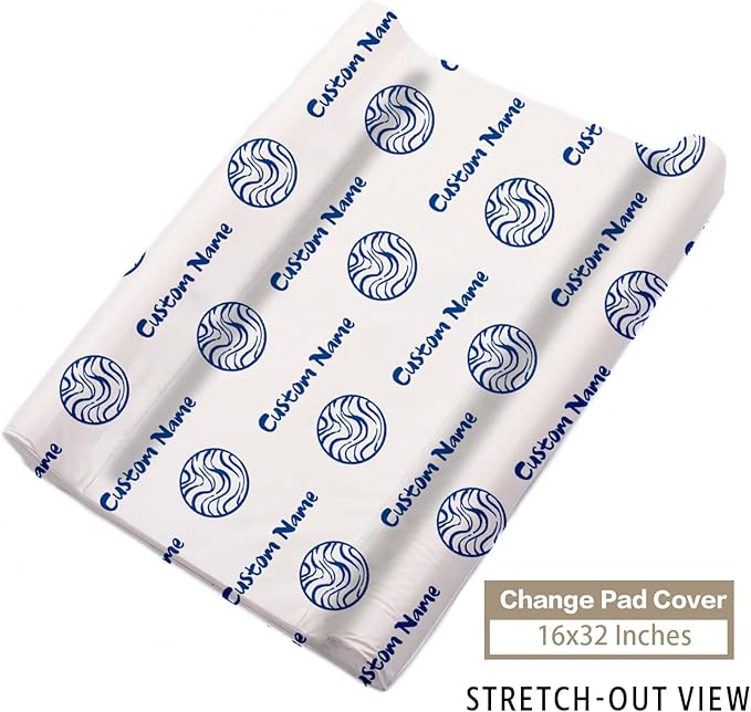 Personalized Baby Crib Bedding Set - Mysterious Space Theme Nursery Bedding Sets 3 Piece with Custom Name Blanket, Fitted Crib Sheet & Changing Pad Cover – Ideal Newborn Gift for Boys