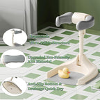 Baby Shower Stand, Ergonomic Baby Standing Bath Support with Anti-Slip Base, Adjustable Toddler Shower Stand with Backrest Foldable Bath Tower Shower for Toddlers