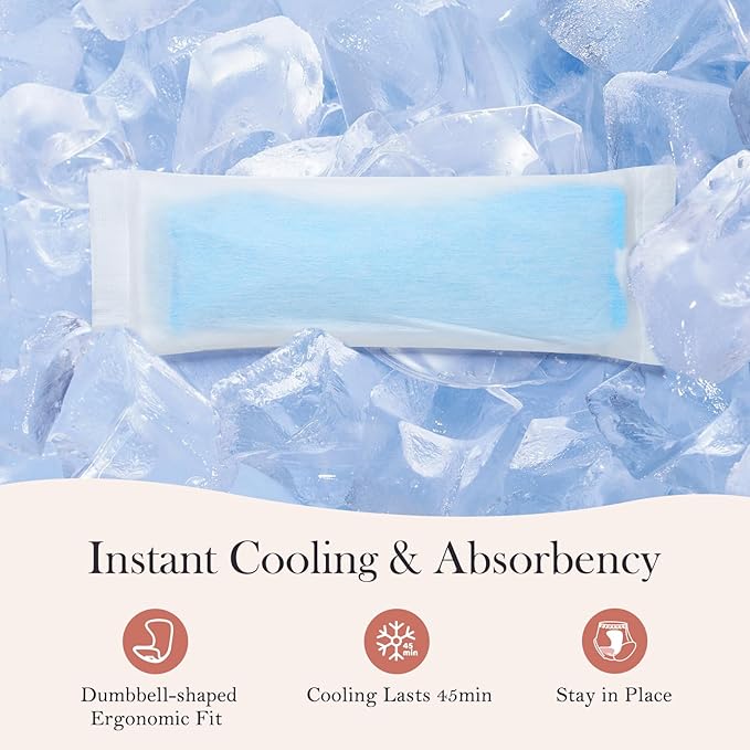 Postpartum Essentials Kit, Labor Delivery Mom Recovery Essentials w/Peri Bottle, Herbal Cooling Spray, Absorbent Disposable Underwear, Instant Cold&Absorbent Pad, Herbal Cooling Liners,Nipple Cream