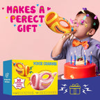 Voice Changer Toy for Kids 5-7: Animal Sounds Horn 30 Fun Sound Effects & Lights Voice Changer Device Kids Hunting Toys Nature Exploration Outdoor Toys for Boys Girls Ages 3-8 Olds, Orange