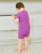 moimoln Pajamas Set 6M-5Y Solid Ribbed Unisex Baby & Toddler, Soft Viscose, Snug-Fit, Everyday Sleepwear