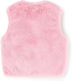 Baby Boys Girls Fleece Vest Zip Up Cute Bear Jackets Fuzzy Fall Winter Warm Clothes Newborn Outwear for Toddler Infant