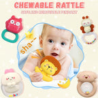 Baby Crib Mobile with Night Lights and Music,Hanging Mobile for Crib Bassinet with Rotation, Projection,Remote Control,Babies Crib Toys for Nursery Newborn Infant Boys Girls (Pink)