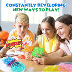 Sensory Fidget Toys for Kids: 8 Pack Gel-Filled Maze Squeeze for Children - Calming Autism Toys for Classroom