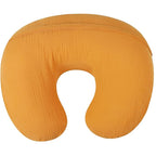 Onacosht Muslin Nursing Pillow Cover Soft 100% Cotton Feeding Pillow Slipcover Fits Standard Infant Nursing Pillow for Baby Boy and Girl, Orange