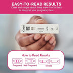 CorDx Early Detection Pregnancy Test Kit, Urine Tests for Easy at Home hCG Level Testing, Tester for Pregnant Women, Clear, Fast and Reliable Result with Over 99% Accuracy, 3 Pack Cassettes