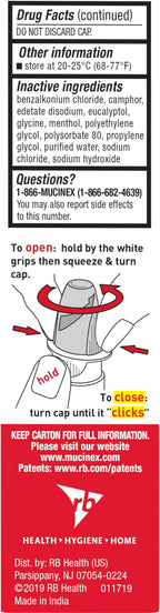 Mucinex Sinus-Max Nasal Spray Decongestant, 12 Hour Over-The-Counter Medication Nose Spray for Sinus Relief, Nasal Decongestants for Adults & Sinus Congestion, Cooling Menthol, 0.75 Fl Oz