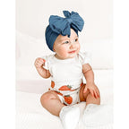 Niceye Handmade Baby Headbands Soft Stretchy Nylon Hair Bands with Bows for Newborn Infant Baby Toddler Girls