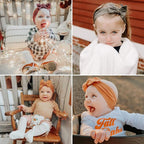 Baby Girls Headbands with Bows Infant Toddler Headwrap Hair Accessories