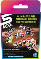 Hasbro Gaming 5 Alive Card Game, Fast-Paced Game for Kids and Families, Easy to Learn, 2 to 6 Players, Fun Summer Activities, Vacation Travel Essentials, Ages 8+