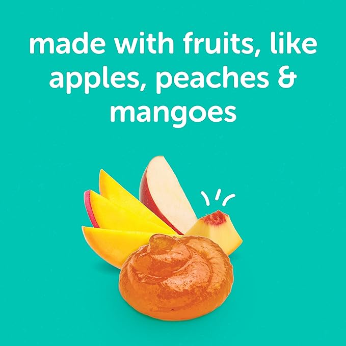 Beech-Nut Toddler Snacks Jammin' Waffles with Fruit Filling for Babies & Toddlers, Peach Mango, 10 Boxes (50 Individually Wrapped Packs)