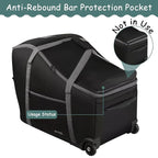 Infant Car Seat Travel Bag Fit Doona Car Seat Stroller and Base, Chicco Keyfit 35 and Base, Doona Travel Bag with Wheels, Padded Car Seat Bags for Air Travel, Nuna Travel Bag with Zipper Pocket