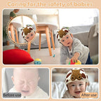 Baby Helmet for Crawing Walking,Soft Infant Safety Helmet,Baby Helmet 1-2 Years for Anti-Fall Head Protector,Adjustable, Breathable