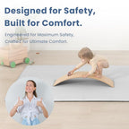 Baby Play Mat for Summer,1.3 Thick Memory Foam Cooling Floor Tummy Time Mat, Soft & Breathable, Non-Slip Rectangular for Toddlers’ Playtime & Rest(Grey,39"x59")