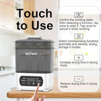 Baby Bottle Sterilizer and Dryer, Electric Steam Sterilizer for Baby Bottles, Pacifiers, and More, with Digital Controls.