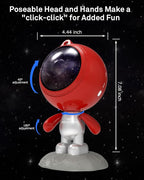 Astronaut Galaxy Projector, AIRIVO Star Projector for Bedroom, Robot Galaxy Projector Night Light for Kids, Bluetooth Speaker Ceiling Projector, Room Decor Gifts for Adults, Teens, Christmas