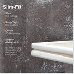 Roving Cove Slim-Fit Corner Edge Protector for Baby Proofing (Small 15ft Edge 4 Corners), Furniture Safety Bumper Guard, Soft NBR Rubber Foam, 3M Adhesive, Oyster White (Off White)