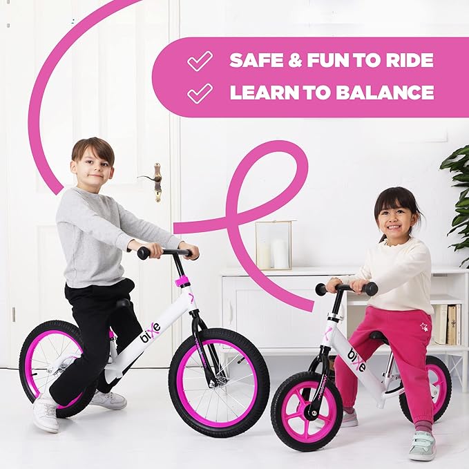 Balance Bike: for Big Kids Aged 4, 5, 6, 7, 8 and 9 Years Old - No Pedal Sport Training Bicycle | 16inch Wheel