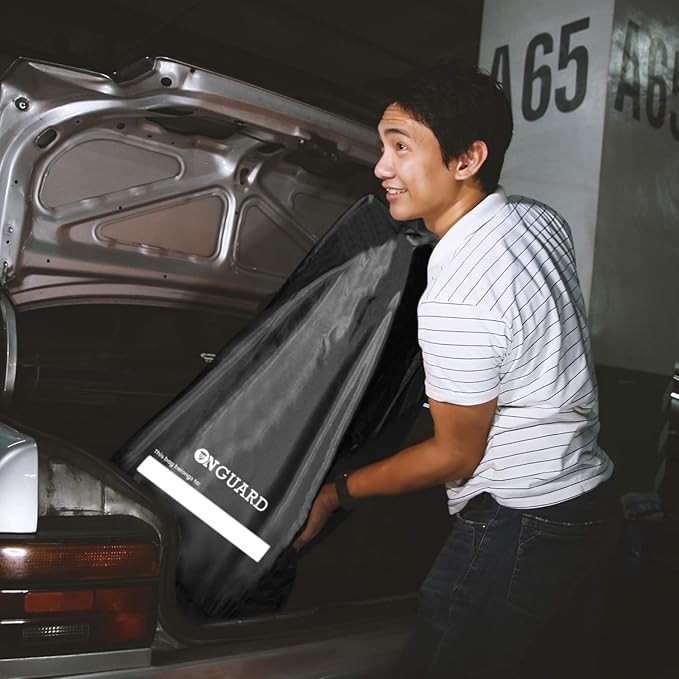 ONGUARD Waterproof Single and Double Stroller Bag for Airplane - Travel Stroller Cover for Air Travel and Storage - Gate Check Bag Backpack- Baby Airplane Essentials - Black