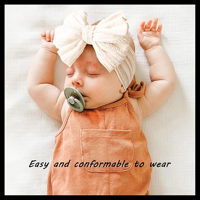 Christmas Baby Bows Headbands Nylon Hairbands Baby Girl Bows Hair Accessories for Infant Toddler Essentials (Red Green White, mid)