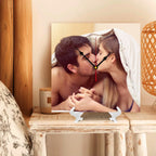 Generic Custom Clocks for Walls Personalized Clocks with Photo Text Logo That PVC Customized Round Silent Clock for Living Room Family Friends Gifts, 10inch-25cm