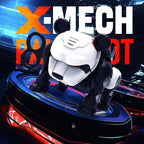 DINOBROS STEM Panda Mechanical DIY Building Blocks Toy 3D Puzzle Assembling Robot Wind Up Walking Pandabot Take Apart Toys for Kids X-MECH