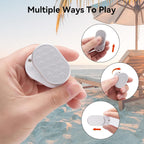 EDC Magnet Fidget Slider - Sliver Seashell Design Push Card Adults Magnetic Clicker Block with Anxiety Stress Relief, Sensory Haptic Office Desk Toy for ADHD, Gifts for Boyfriends and Father