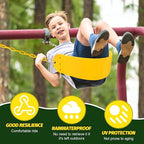 Swings Set - 2-Pack Suitable for Kids and Adults, Comes with Hooks & Chains, Perfect for Backyard