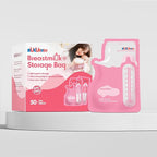 Breastmilk Storage Bags(50 Count)，8oz Milk Storage Bags for Breastfeeding，BPA Free with Easy Pour Spout, Self Standing, for Refrigeration and Freezing Red