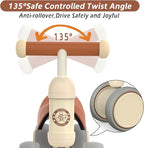 Baby Balance Bike Toys for 12-36 Months Kids Toy Boy and Girls Gifts Toddler Best First Birthday Gift Children Walker No Pedal Infant 4 Wheels Bicycle (Classic, White)