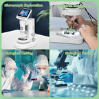 Microscope for Kids with up to 1000X Magnification, 3.5-inch Foldable Color Screen, 2-in-1 USB Microscope with Photo and Video for Classroom Education, Learning and Exploration